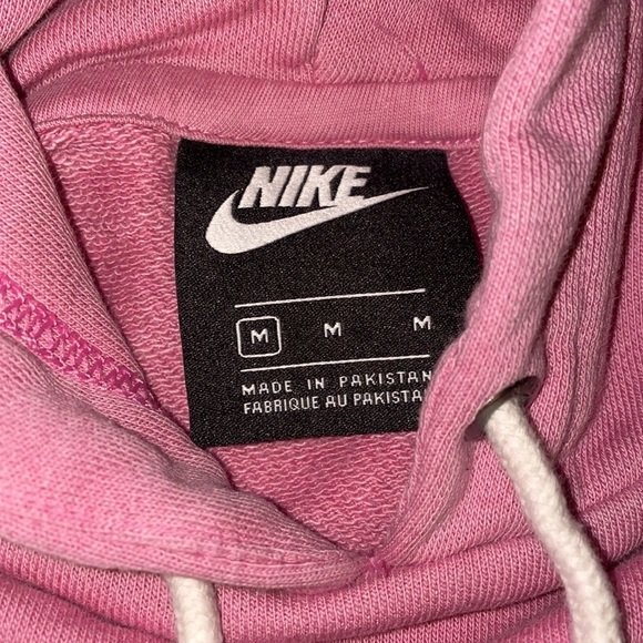 🦄Rare🔥Nike Pink Crop Hoodie- Med🔥 NWOT - Picture 4 of 4